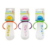 Wholesale - Premia 8oz Baby Bottle with Handles, UPC: 810002203152
